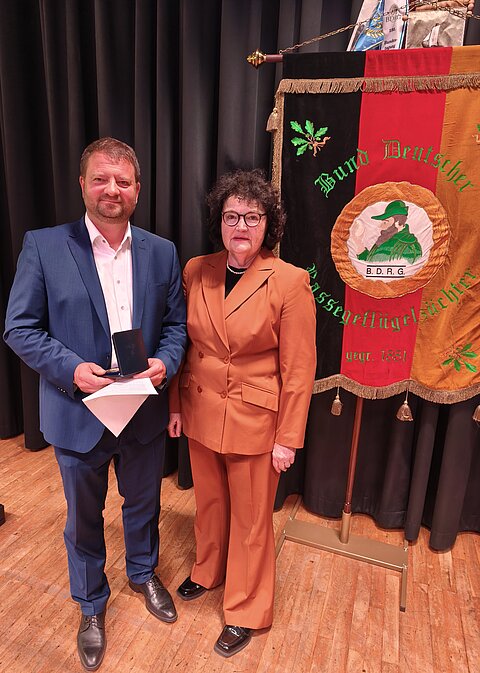 der Zentralverband deutscher Rassekaninchenzüchter war vertreten durch Markus Ebert. Dieser sprach ebenfalls ein paar Grußworte zur Eröffnung der BV IMG_20260510_094531